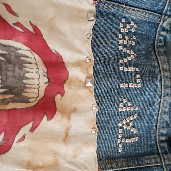 Vintage 80's Spinal Tap Battle Vest - Picture 2 of 5
